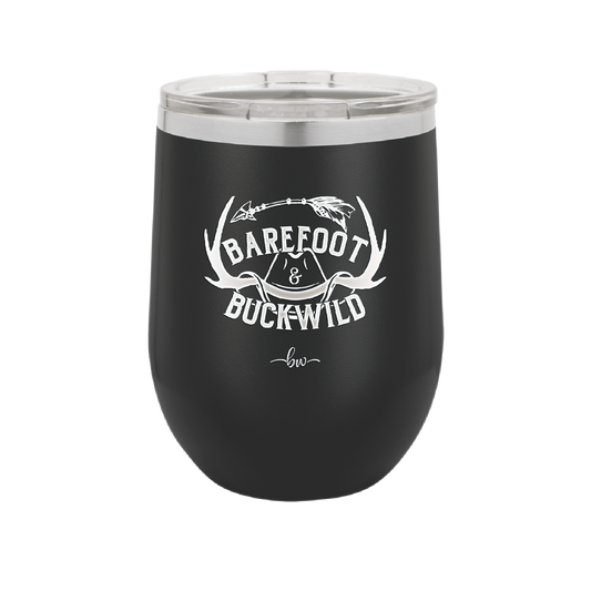 Barefoot and Buckwild - Laser Engraved Stainless Steel Drinkware - 2104 -