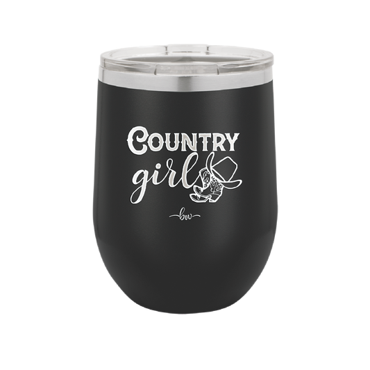 Country Girl - Laser Engraved Stainless Steel Drinkware - 2106 -