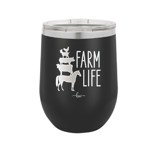 Farm Life - Laser Engraved Stainless Steel Drinkware - 2108 -