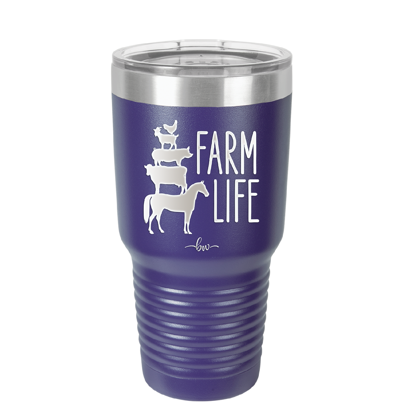 Farm Life - Laser Engraved Stainless Steel Drinkware - 2108 -