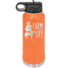 Farm Life - Laser Engraved Stainless Steel Drinkware - 2108 -