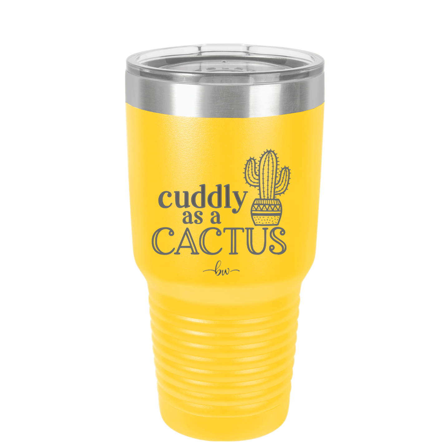 Cuddly as a Cactus - Laser Engraved Stainless Steel Drinkware - 2110 -