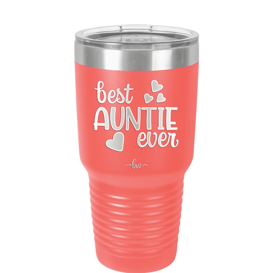 Best Auntie Ever - Laser Engraved Stainless Steel Drinkware - 2114 -