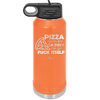 Pizza Tastes Like Skinny Can Go Fuck Itself - Laser Engraved Stainless Steel Drinkware - 2138 -