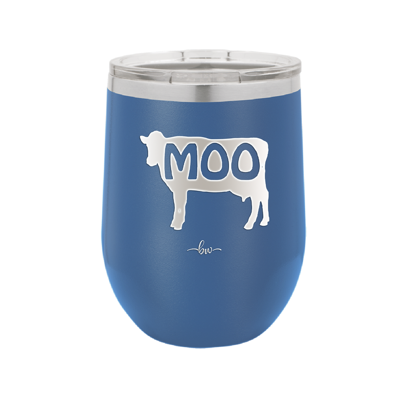 Moo - Laser Engraved Stainless Steel Drinkware - 2160 -