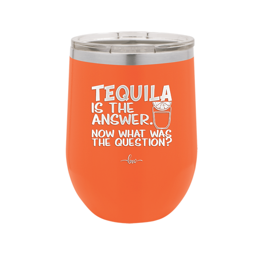 Tacos and Tequila Becauses it's Tuesday Somewhere - Laser Engraved Stainless Steel Drinkware - 2167 -