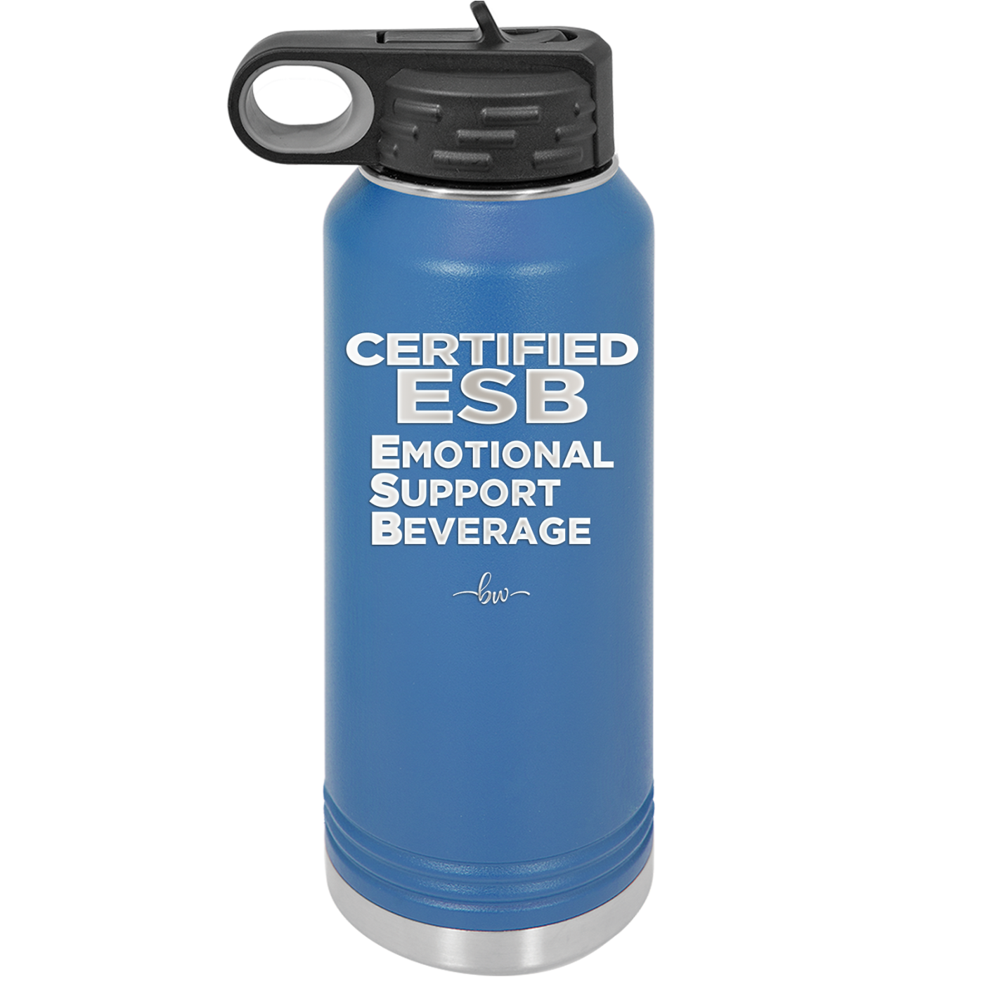 ESB Emotional Support Beverage - Laser Engraved Stainless Steel Drinkware - 2175 -