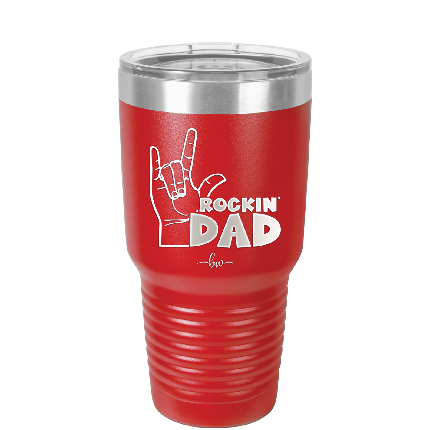 Rockin Dad - Laser Engraved Stainless Steel Drinkware - 2186 -