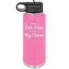 Being a Hot Mess is Part of My Charm - Laser Engraved Stainless Steel Drinkware - 2220 -
