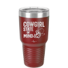 Cowgirl State of Mind - Laser Engraved Stainless Steel Drinkware - 2242 -