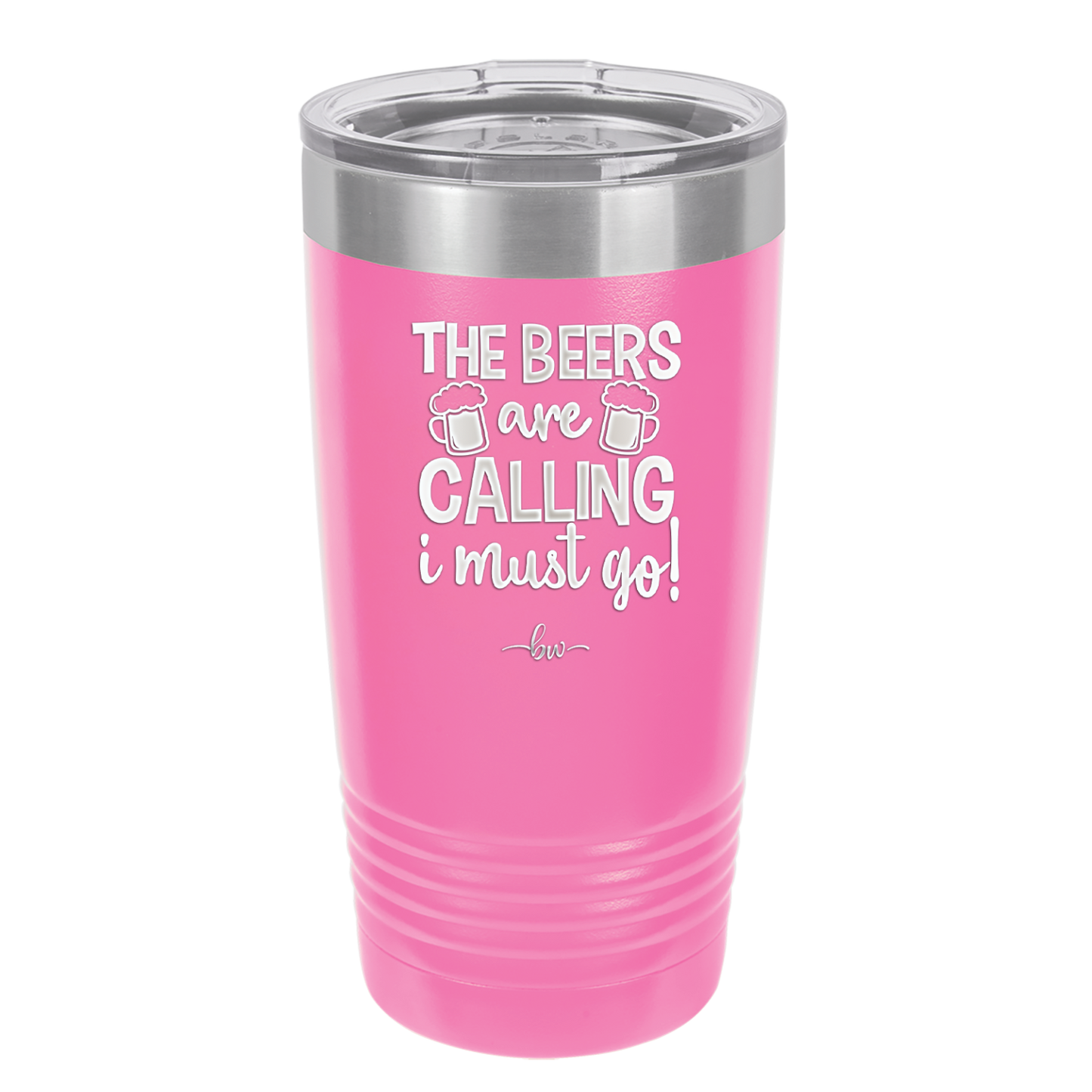 The Beers are Calling I Must Go - Laser Engraved Stainless Steel Drinkware - 2268 -
