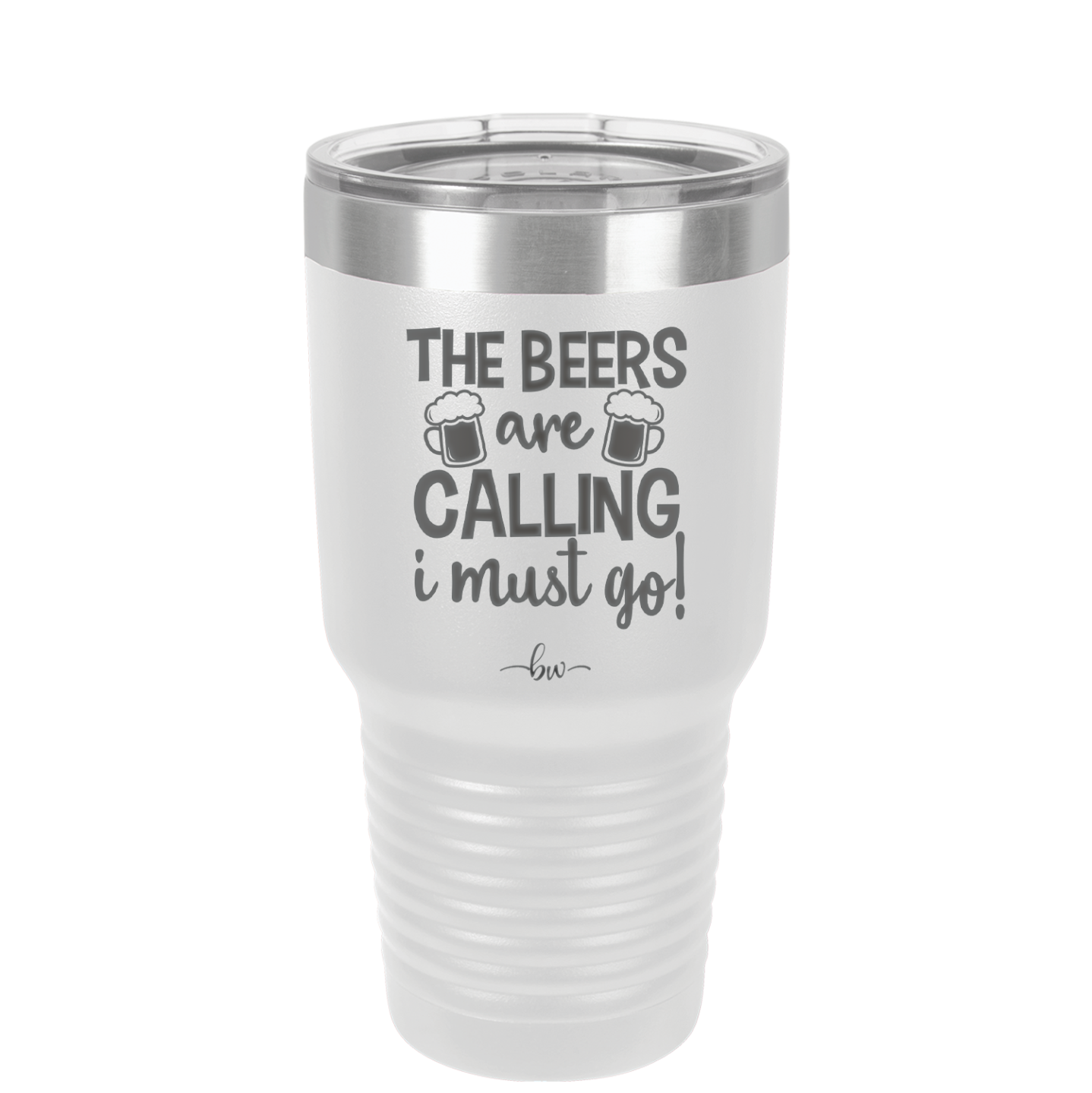 The Beers are Calling I Must Go - Laser Engraved Stainless Steel Drinkware - 2268 -