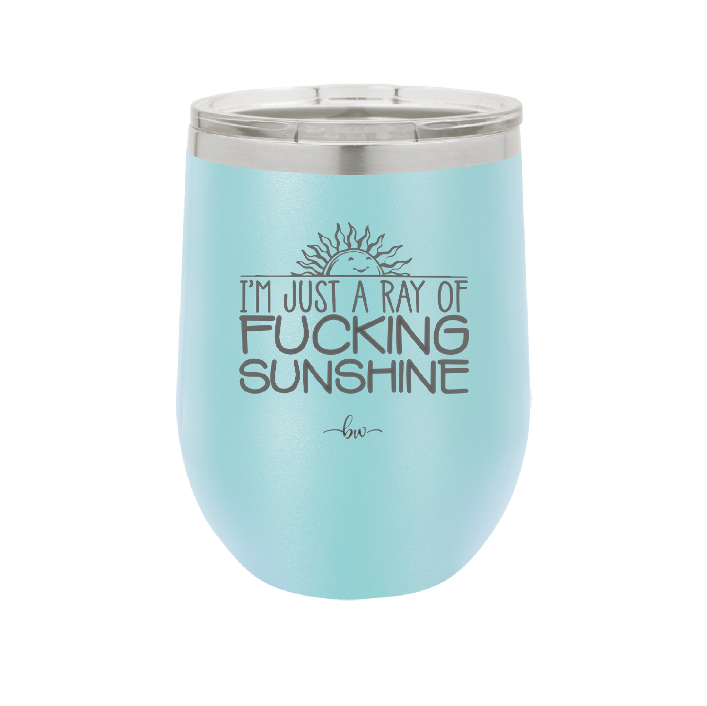 I'm Just a Ray of Fucking Sunshine - Laser Engraved Stainless Steel Drinkware - 2288 -