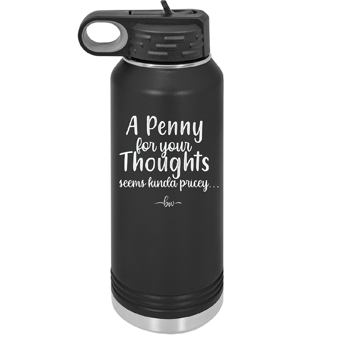 A Penny for Your Thoughts Seems Kinda Pricey - Laser Engraved Stainless Steel Drinkware - 2488 -