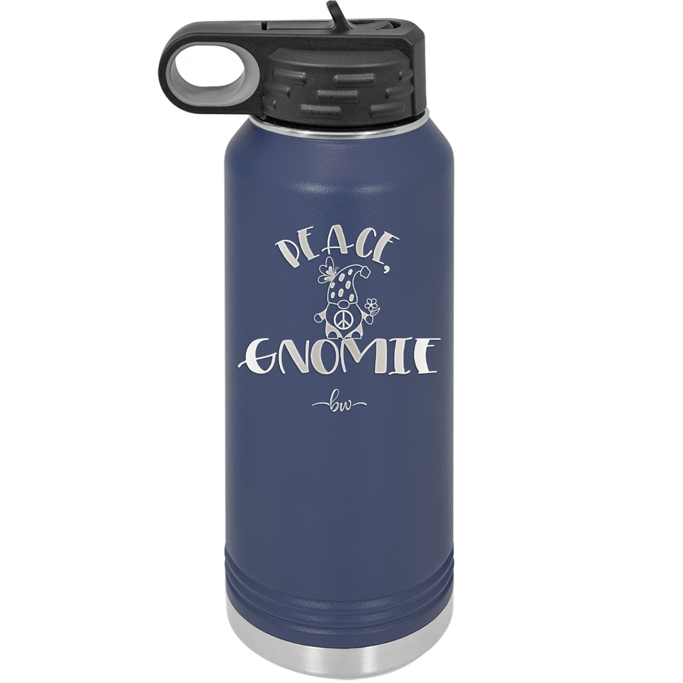 Peace Gnomie 1 - Laser Engraved Stainless Steel Drinkware - 2530 -