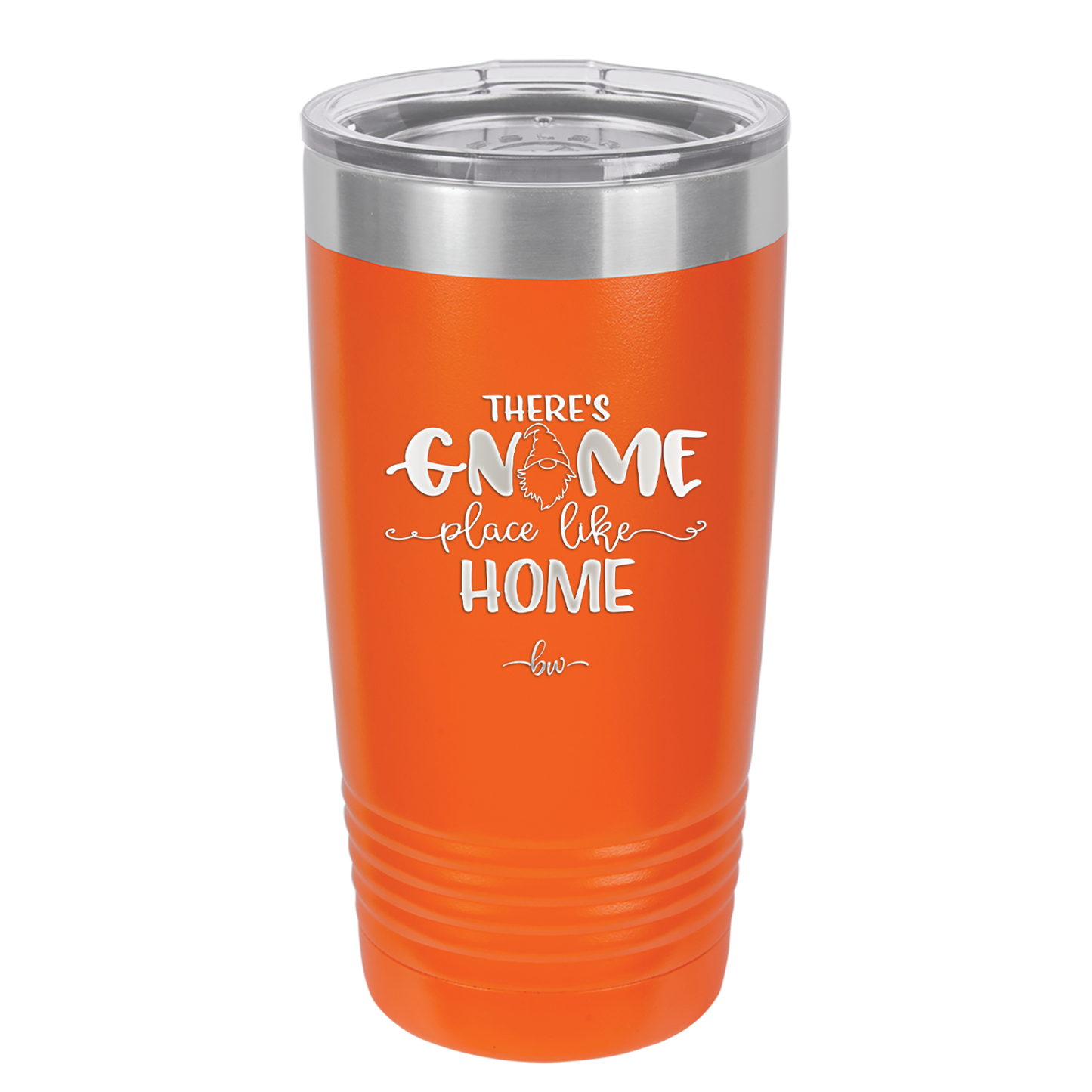 There's Gnome Place Like Home 1 - Laser Engraved Stainless Steel Drinkware - 2555 -