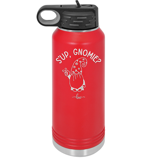 S'up Gnomie 1 - Laser Engraved Stainless Steel Drinkware - 2565 -